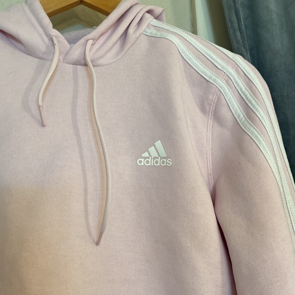 SOLD. Pink Adidas Hoodie - Picture 3 of 6